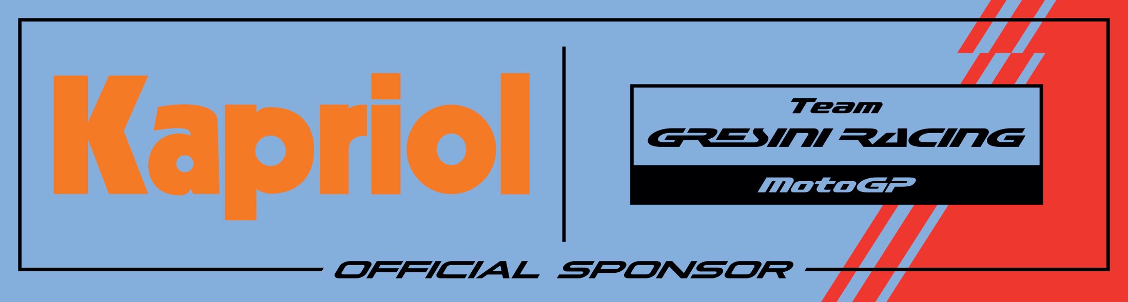 Gresini Racing Moto GP Official Sponsor