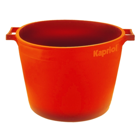 Cassa macerie tonda arancione 40 L