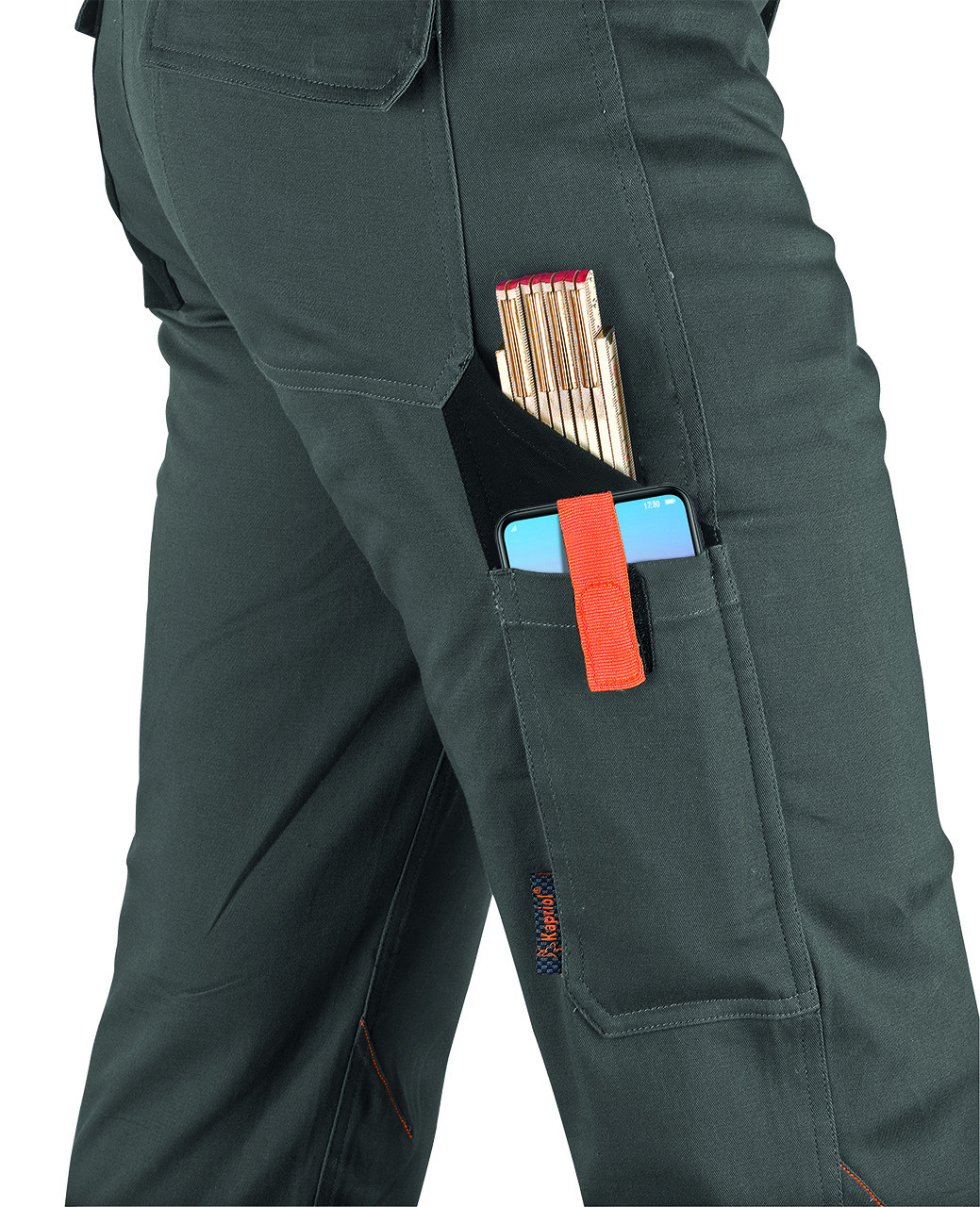 Kapriol Dynamic Pantaloni Da Lavoro Giardiniere, Elasticizzati, Idrorepellenti, Taglia L