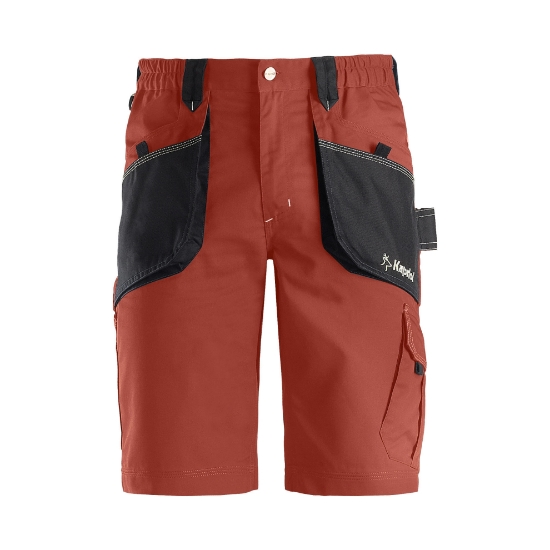 Pantaloni corti da lavoro Slick rosso picante fronte