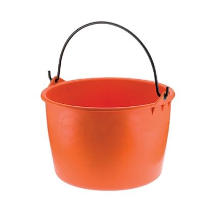 Secchio Winco 10 Litri Con Beccuccio Versatore – Plastica Resistente, Rosso, Graduato