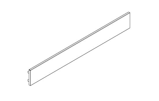 Immagine di ZOCCOLO 100X8 BASE EXTRABASSA ARANCIO