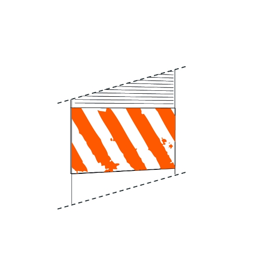 Picture of SMOOTH PANEL H.47X100 OXI W/WORK STRIPES