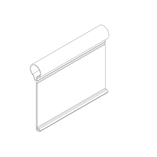 Bild von TRANSPARENT PRICE HOLDER FOR HOOKS