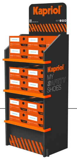 Immagine di ESPOSITORE CARTONE PROMO 12 BOX SCARPE