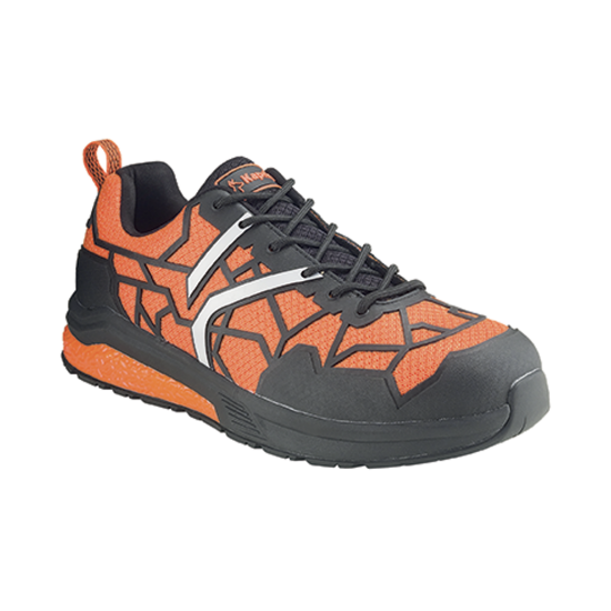 Scarpe da lavoro basse modello Airise KPU nero-arancio	