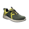 Scarpe antinfortunistiche scamosciate modello Pilot verde salvia	