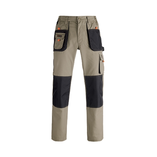 Pantaloni da lavoro uomo Smart nero-beige	