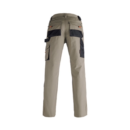 Pantaloni da lavoro uomo Smart nero-beige	