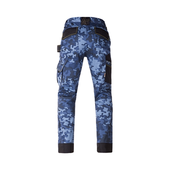 Pantaloni da lavoro lunghi Slick camouflage blu	