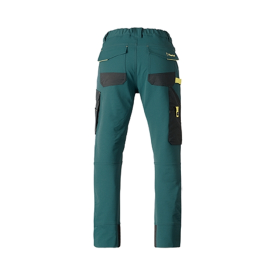 Retro pantaloni elasticizzati lunghi Dynamic verdi	