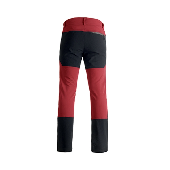Retro pantaloni da lavoro tecnici Vertical rossi	