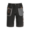 Pantaloni corti da lavoro Smart nero-grigio	