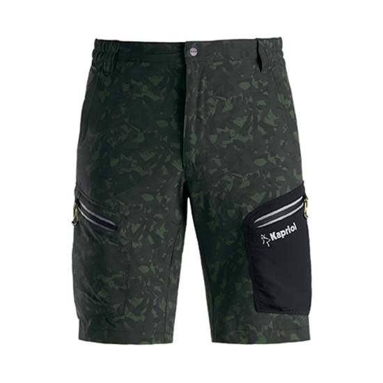 Pantaloni corti da lavoro Tech camouflage verde