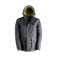 Giacca parka invernale Slick grigia		