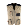 Gilet multitasche Smart beige		