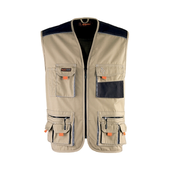 Gilet multitasche Smart beige		