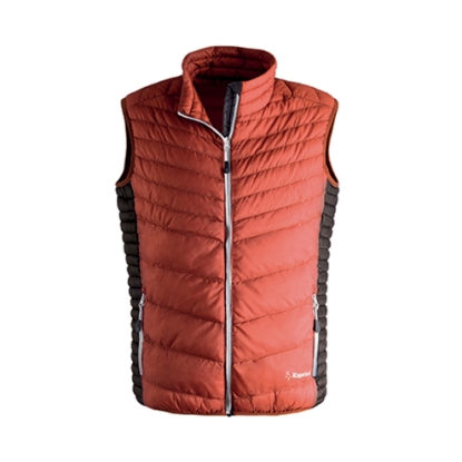 Gilet imbottito da lavoro Thermic rosso	