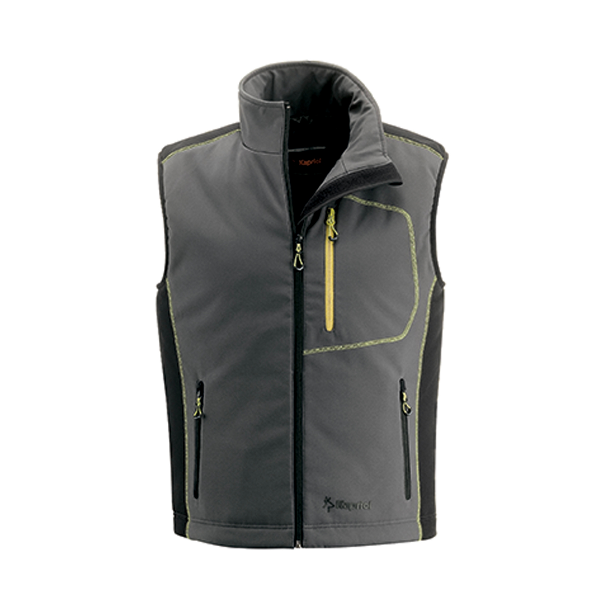 Gilet De Travail Multipoches Tucson XL - Couleur Gris - Pour Travaux D'été, Pratique Et Robuste