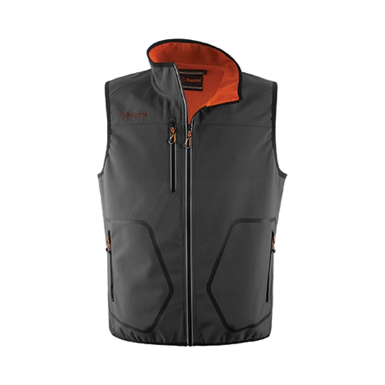 Gilet da lavoro softshell Tech grigio	