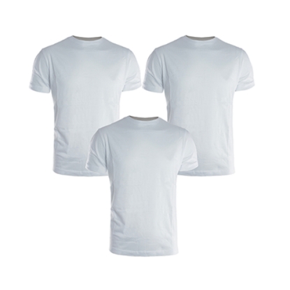 Set 3 magliette bianche da lavoro uomo	