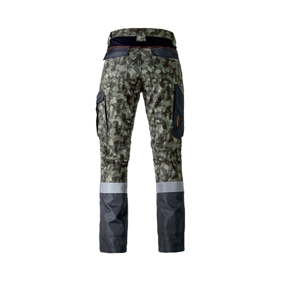 Pantaloni tenere pro Gardener camouflage verdi