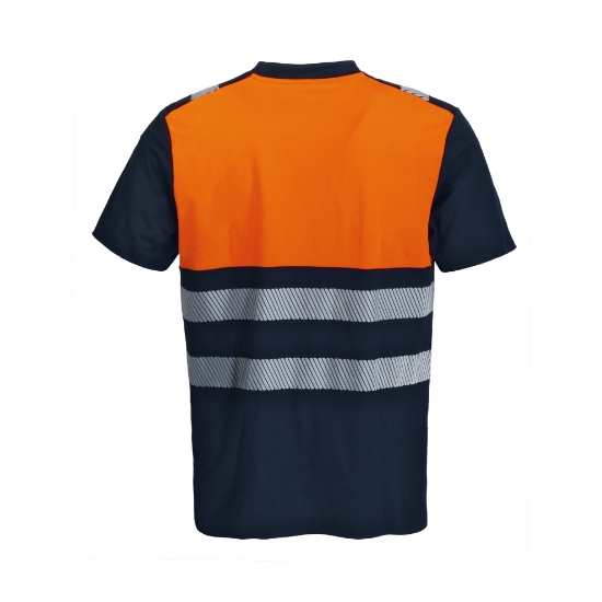 Maglietta Lavoro Alta Visibilità Pack Da 5 Maglie Da Lavoro Alta Visibilità (Hi-Vis) - Manica Lunga, Cotone, Nastro Riflettente 3M, Taglia Regolare Camicie Hi-vis Cotone