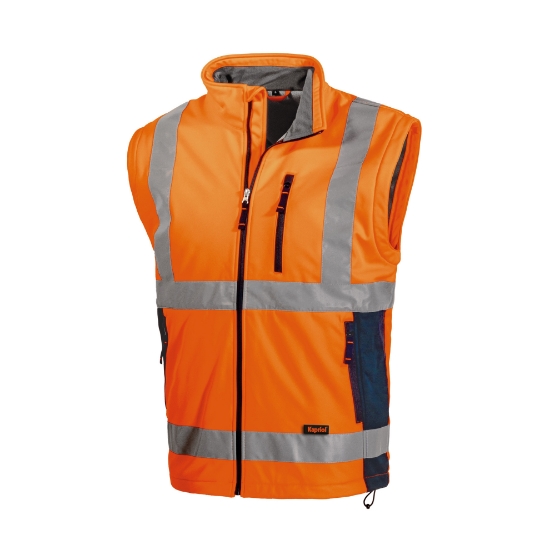 Gilet softshell alta visibilità