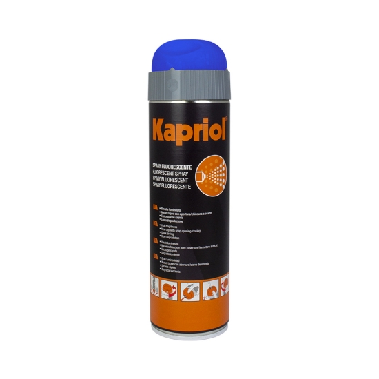 Bomboletta spray fluorescente blu	