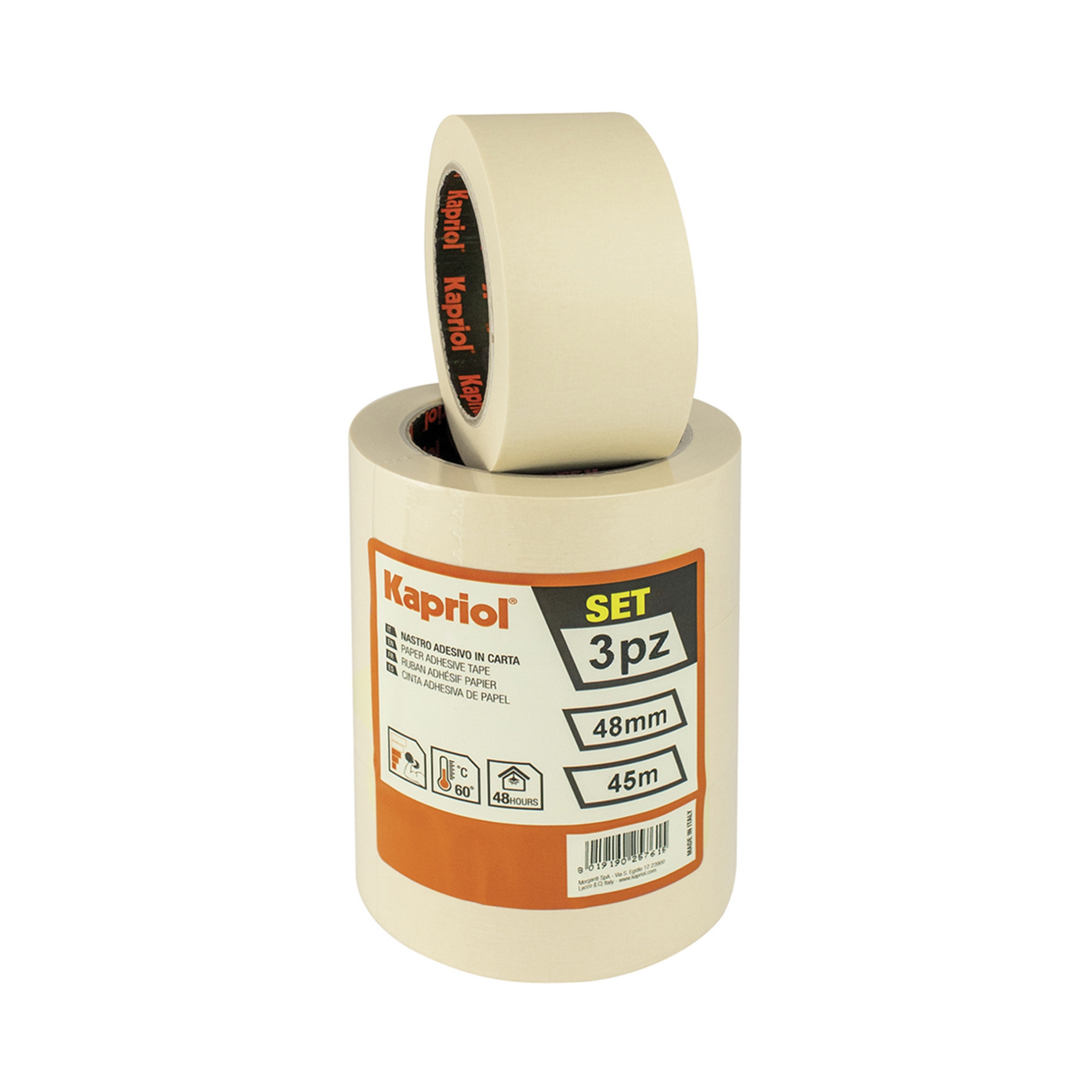 Nastro adesivo attivato con acqua, 200 m, 7 cm 2.75 inch x 450 feet Kraft