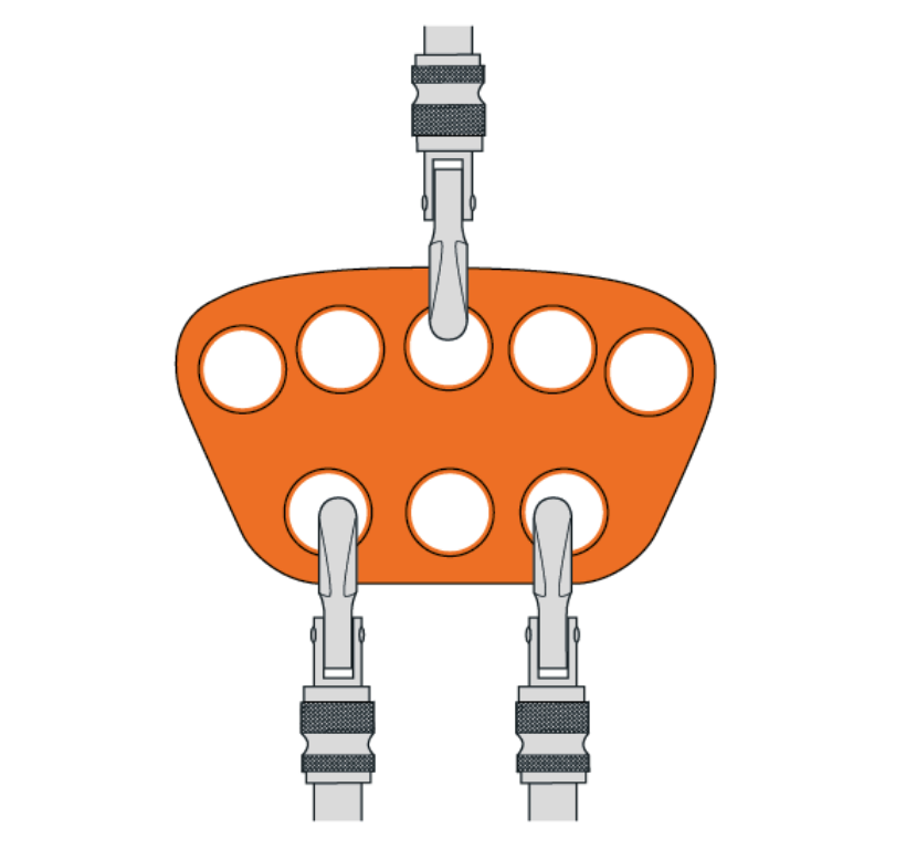 Plaque multiplicateur d'ancrage