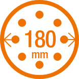 Ø Schleifscheibe 180 mm