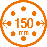 Ø Schleifscheibe 150 mm