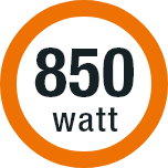 Leistung 850 Watt