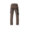 Retro pantaloni elasticizzati lunghi Dynamic marroni