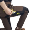Pantaloni elasticizzati lunghi Dynamic marroni