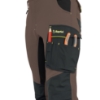 Pantaloni elasticizzati lunghi Dynamic marroni