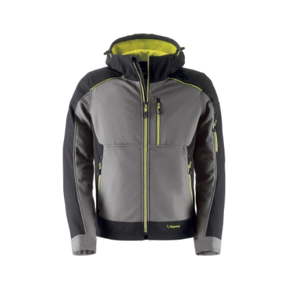 Giacca da lavoro in softshell Dynamic grigio