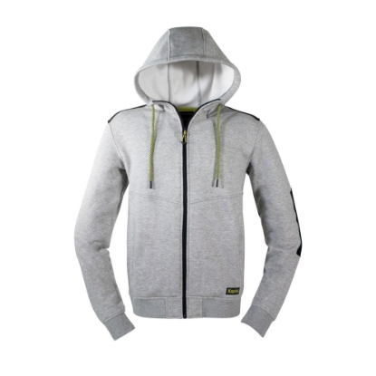 Felpa con cappuccio da lavoro Slick grigia