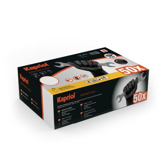 Super Grip Nitrile Black - pack 100 pcs