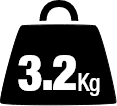 Peso 3,2 Kg