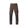 Retro pantaloni elasticizzati lunghi Dynamic marroni