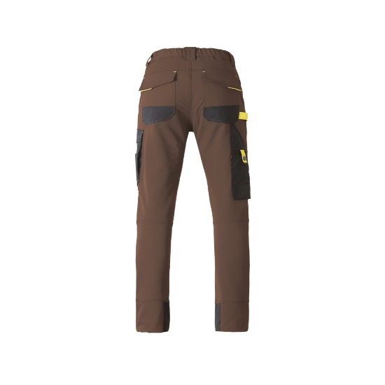 pantaloni elasticizzati lunghi Dynamic marroni