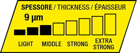 Spessore 9 micrometri