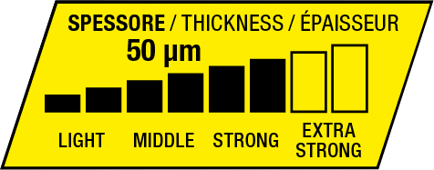 Thickness 50 micrometres