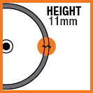 Height 11 mm