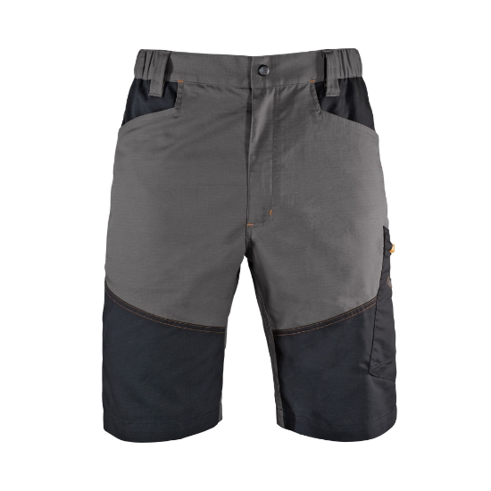 Pantaloni corti Tropic grigi fronte