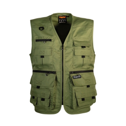 Gilet multitasche verde