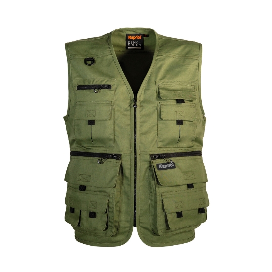 Gilet multitasche verde