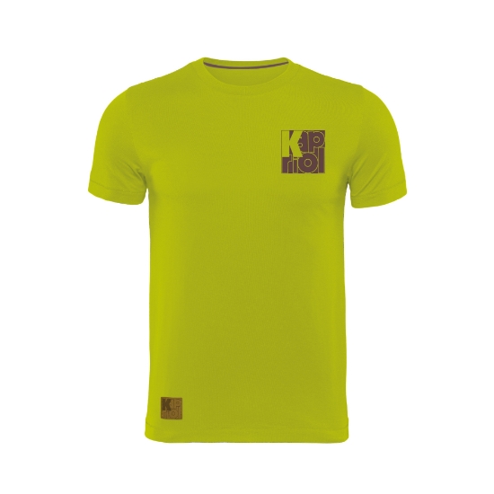 Maglietta a maniche corte Enjoy_verde mela_fronte